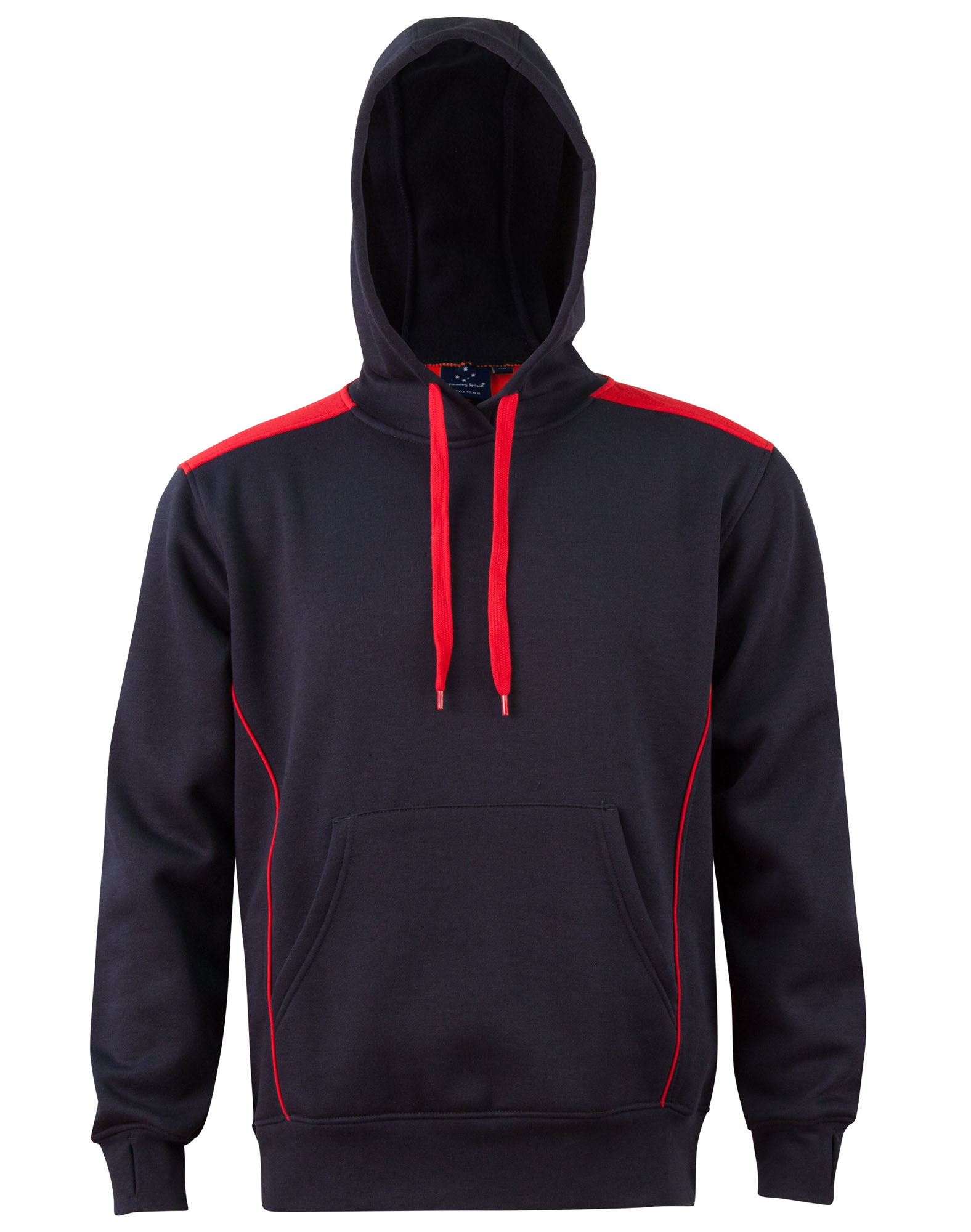 FL19_NavRed_l Croxton Hoodie Adult Unisex