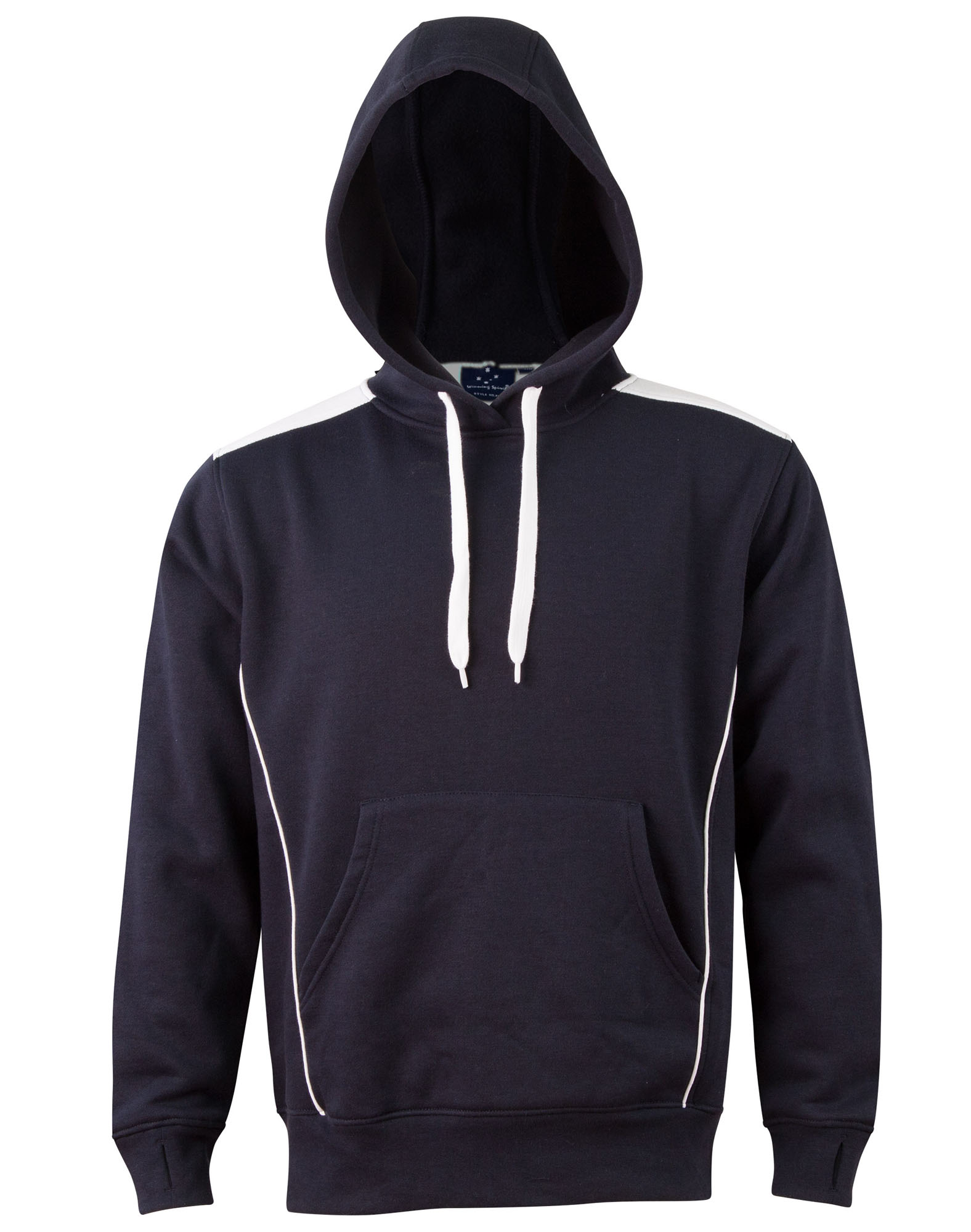 FL19_NavWht_l Croxton Hoodie Adult Unisex