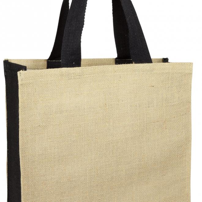 Jute Panelled Carry-All