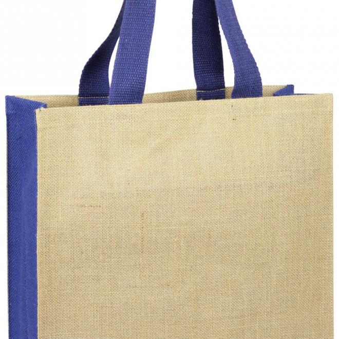 Jute Panelled Carry-All