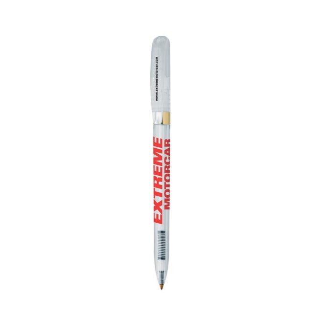 BIC Pivo Clear Gold Pen