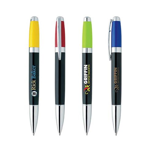 Multi-Colour Twist Black Pen