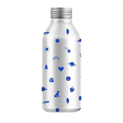 Reusable Aluminium Bottled Water 330ML With Spring/Sparkling Water