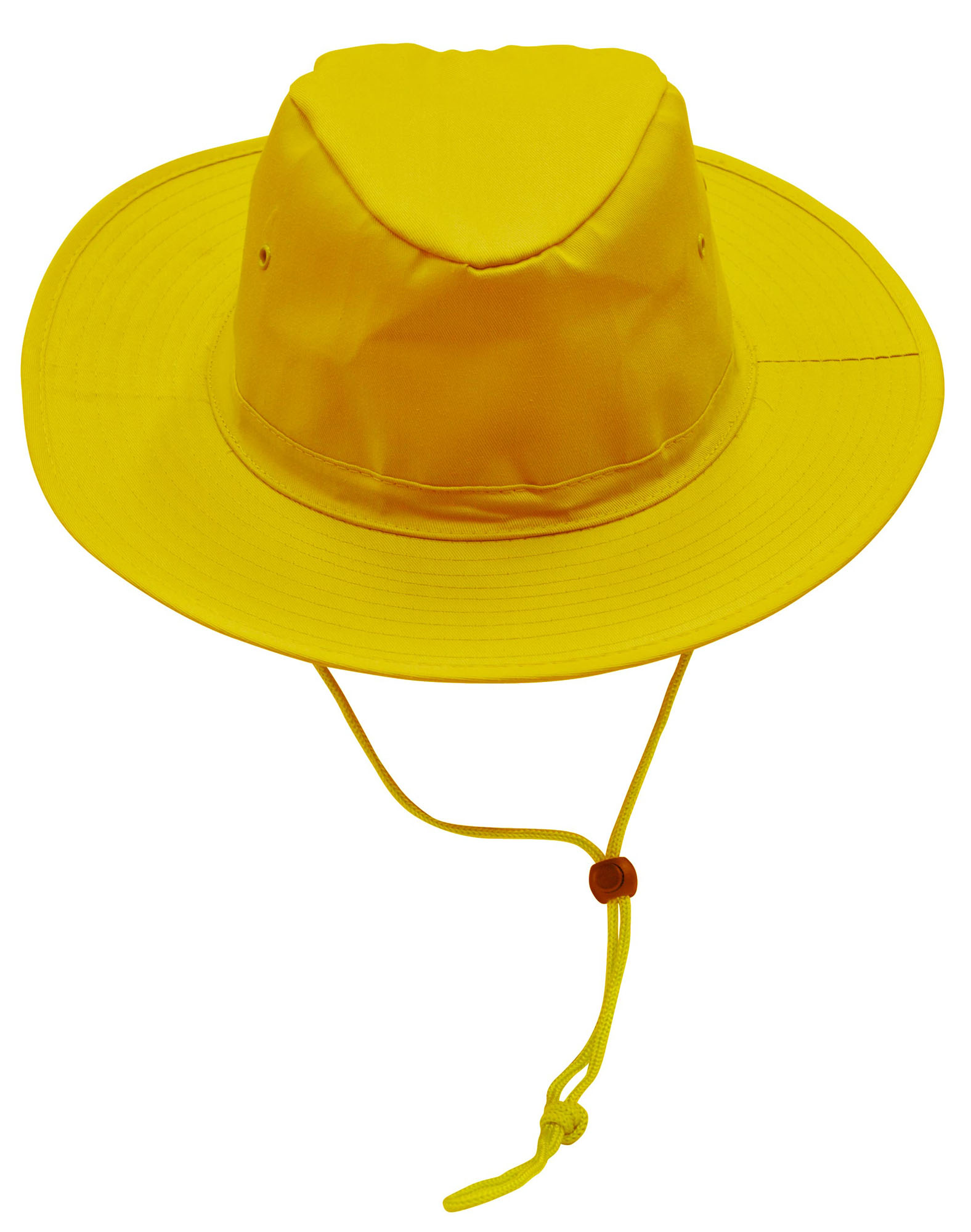 H1026_Gold_l Slouch Hat With Break-away Clip Strap