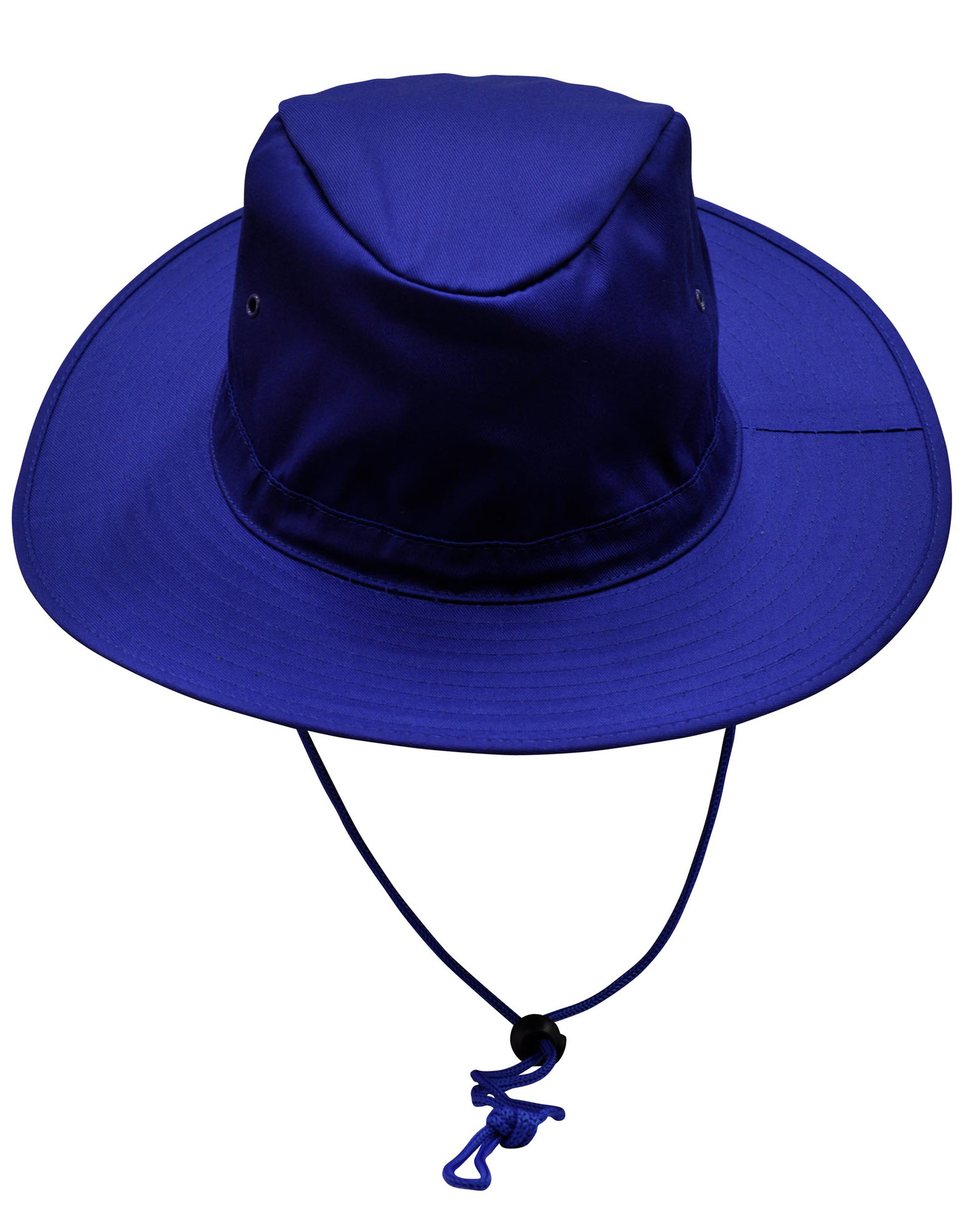 H1026_Royal_l Slouch Hat With Break-away Clip Strap
