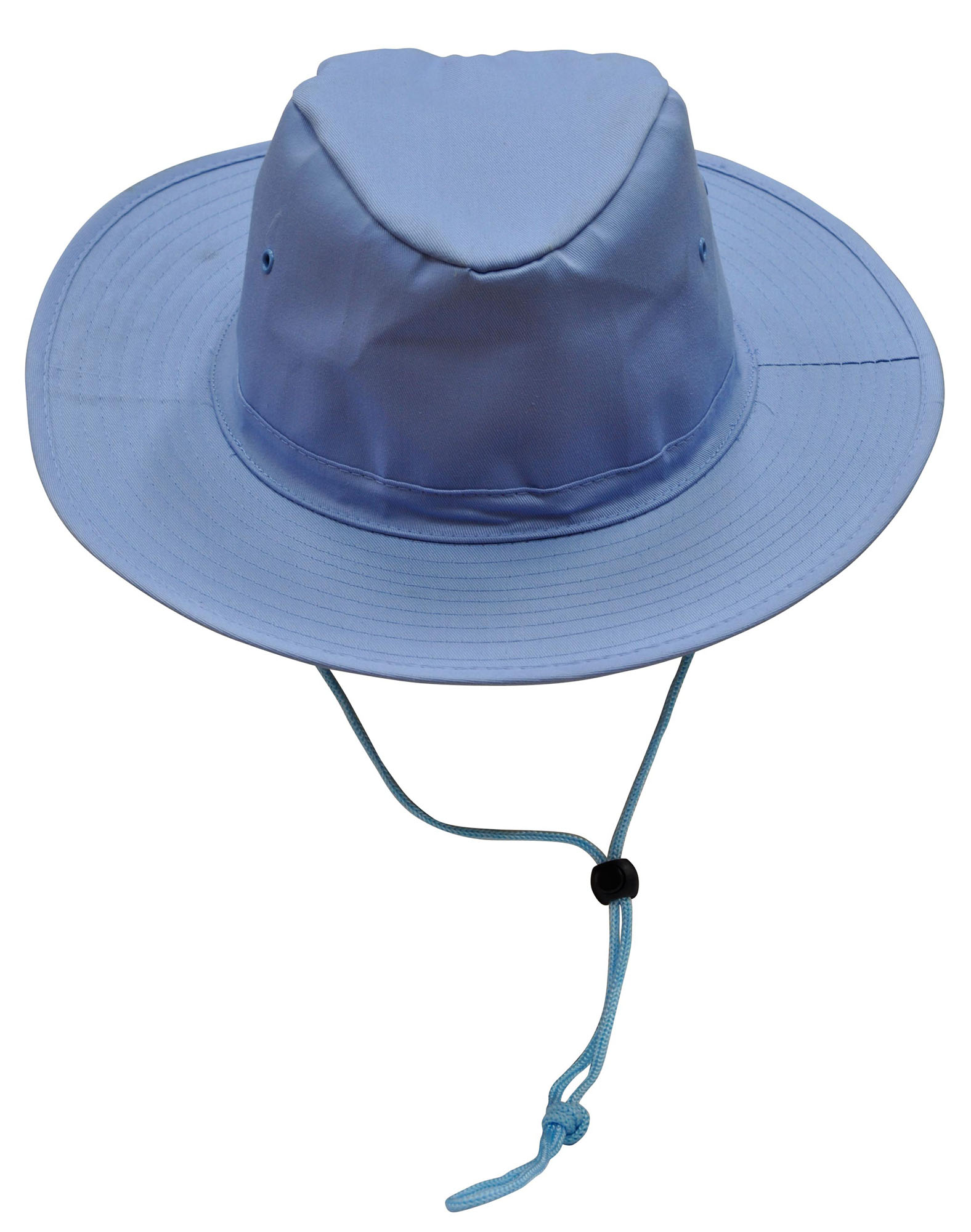 H1026_SkyBlue_l Slouch Hat With Break-away Clip Strap