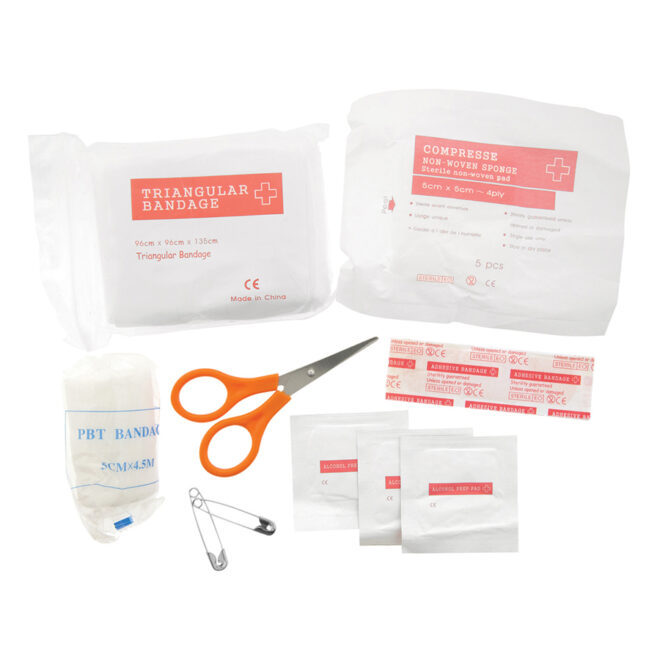 First Aid Travel Kit – 13 Piece