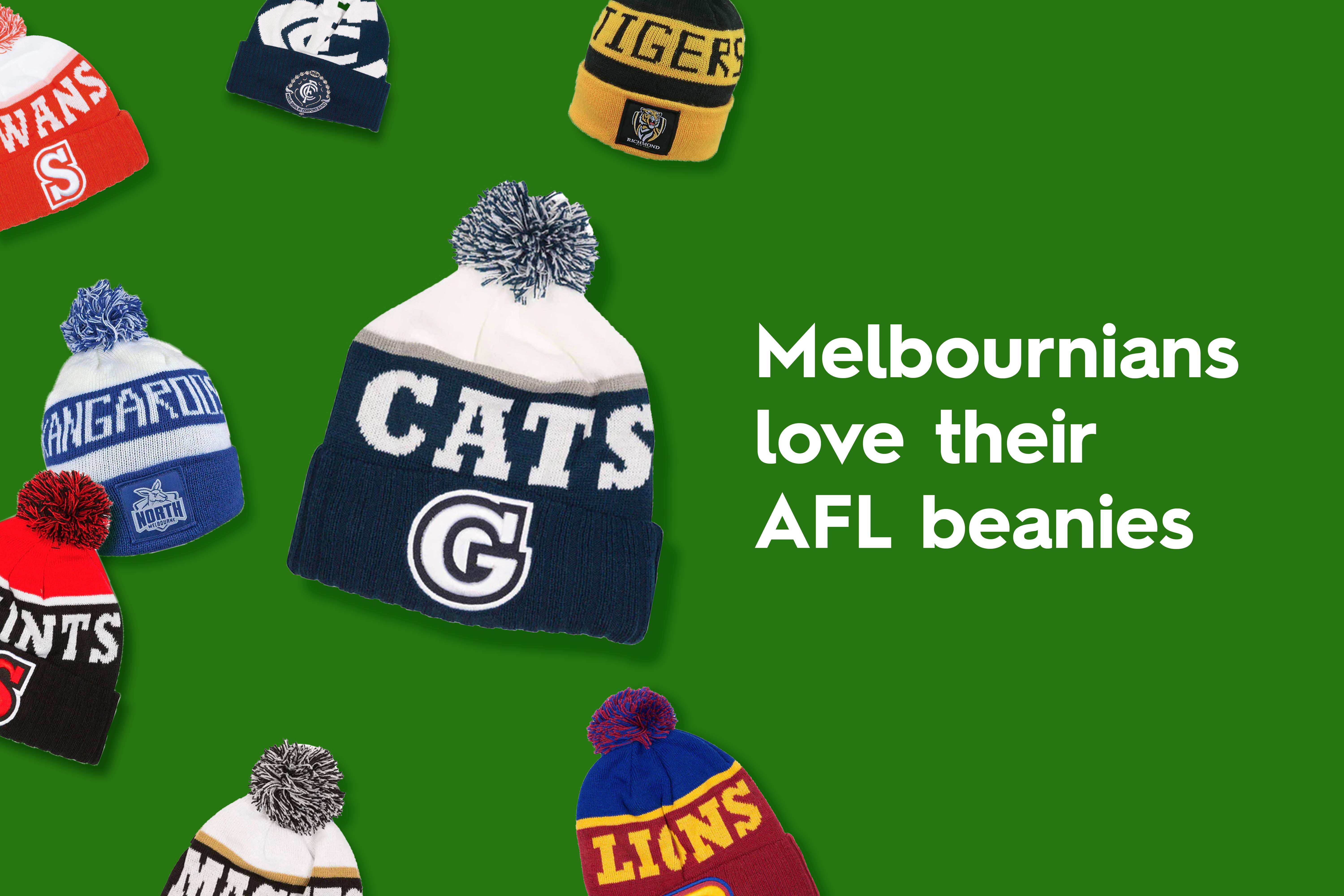 Why are AFL beanies a fashion icon in Melbourne