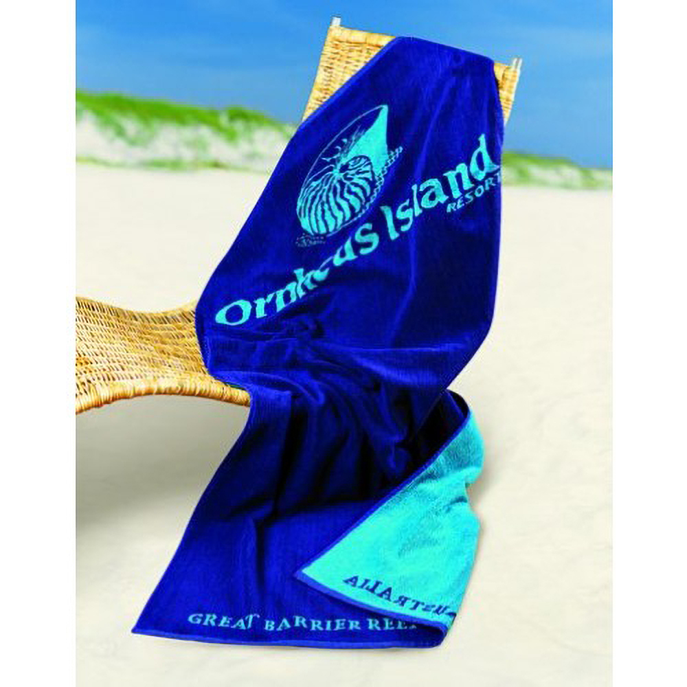 IW108_sample3 Indent Woven Large Beach Towel