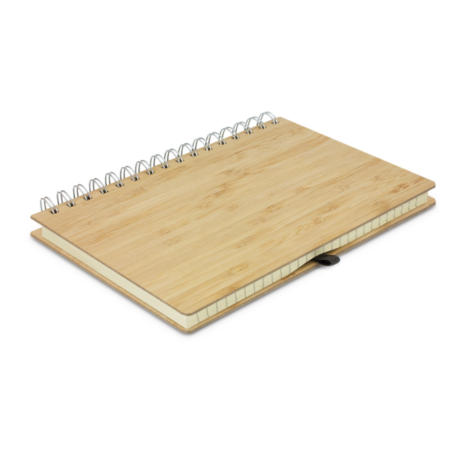 Bamboo Notebook + Eco Cutlery Set