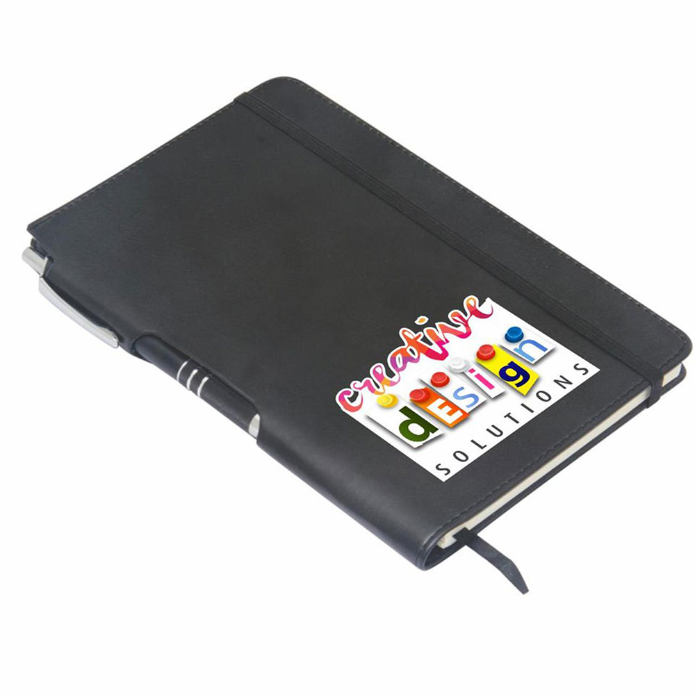 J19_black Philadelphia A5 Notebook