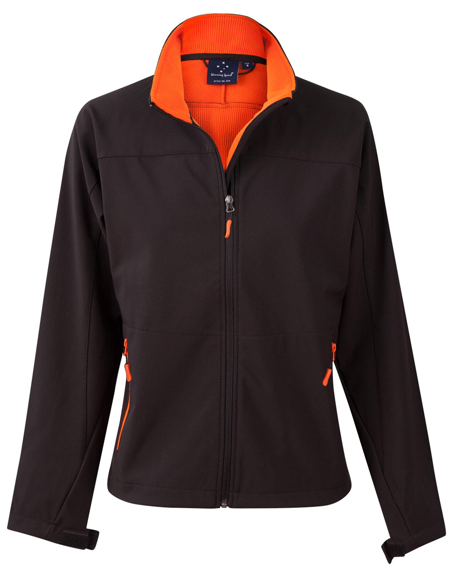 JK16_BlackOrange_l Rosewall Soft Shell Ladies
