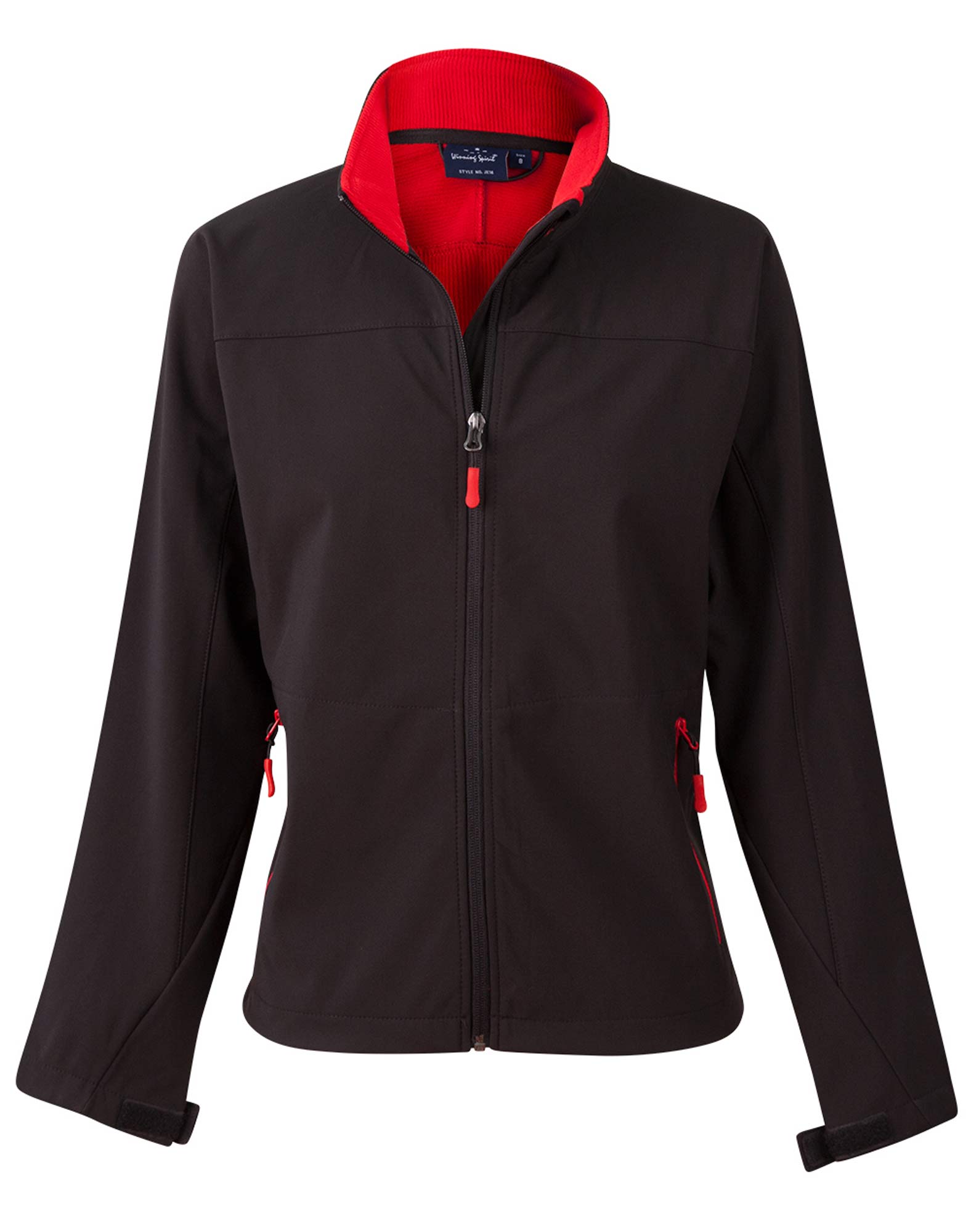JK16_BlackRed_l Rosewall Soft Shell Ladies