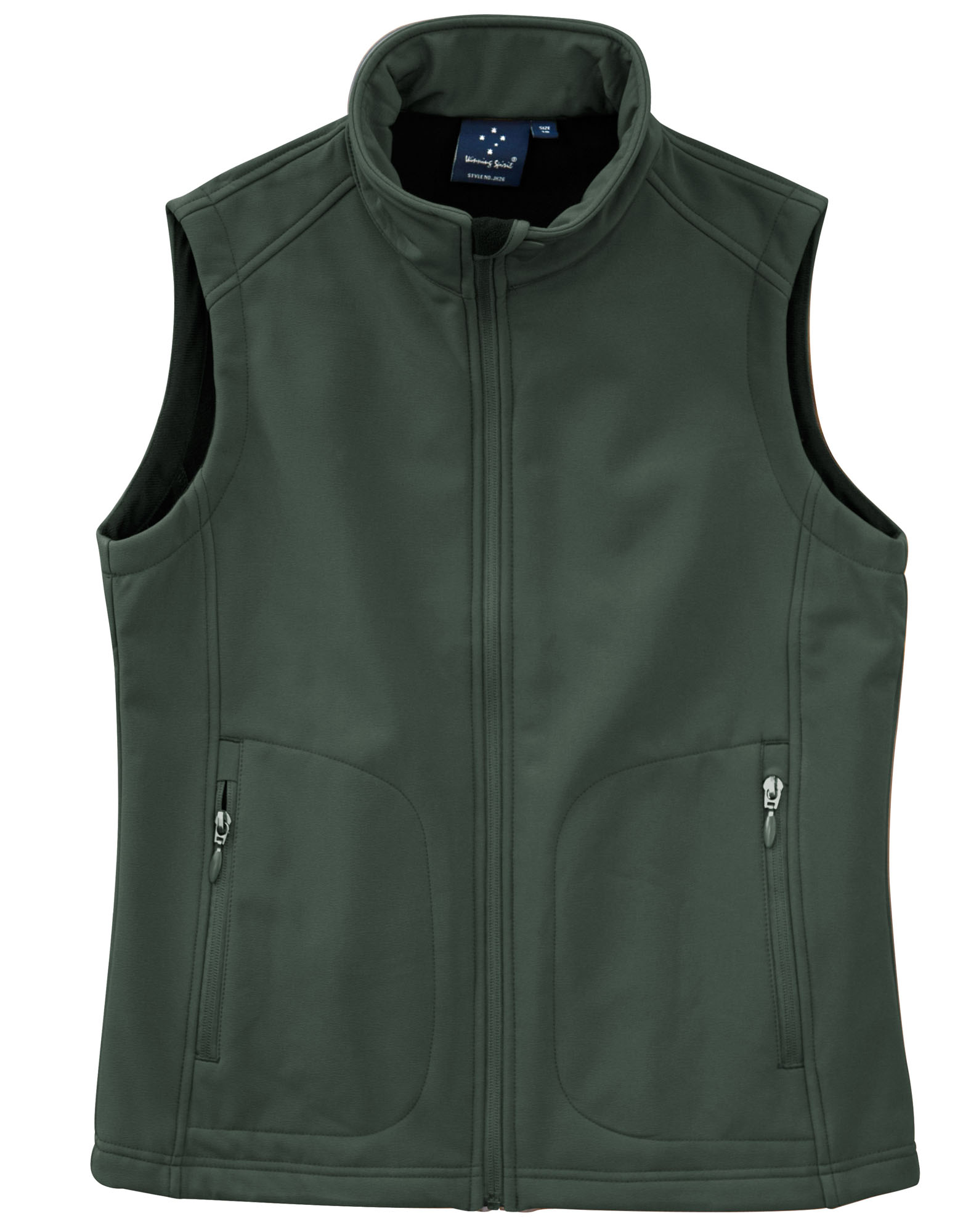 JK26_Charcoal_l Ladies’ Softshell Hi-Tech Vest