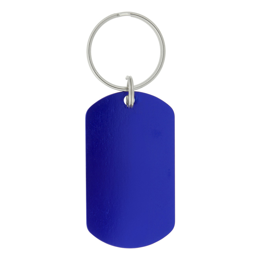 Aluminium Dog Tag Keychain