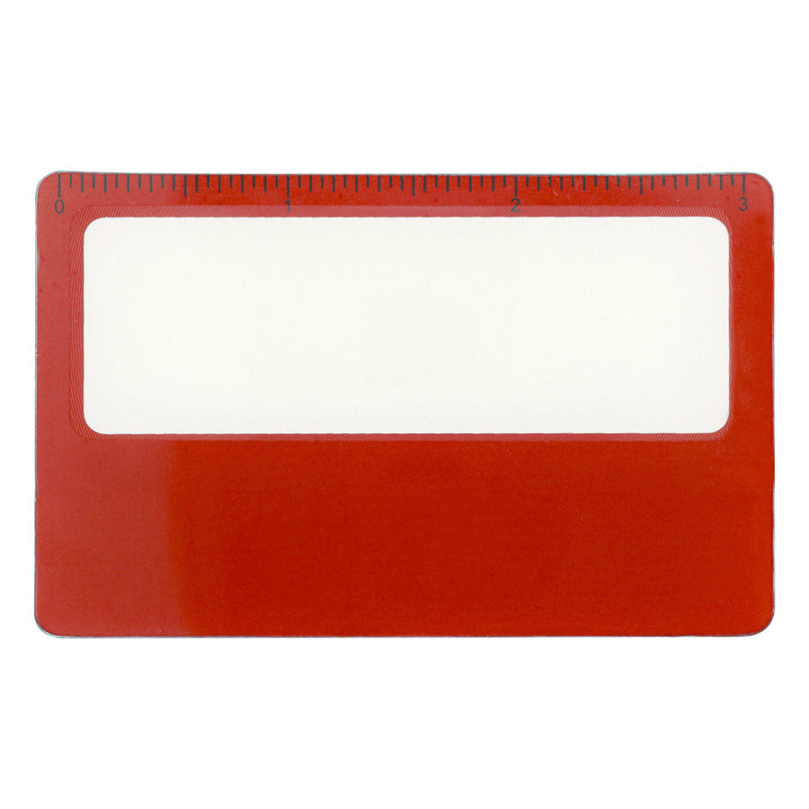 Pocket Ruler Magnifier with Sleeve
