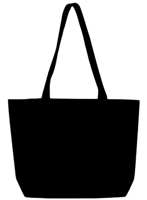 Black Heavy-weight Canvas Market Bag