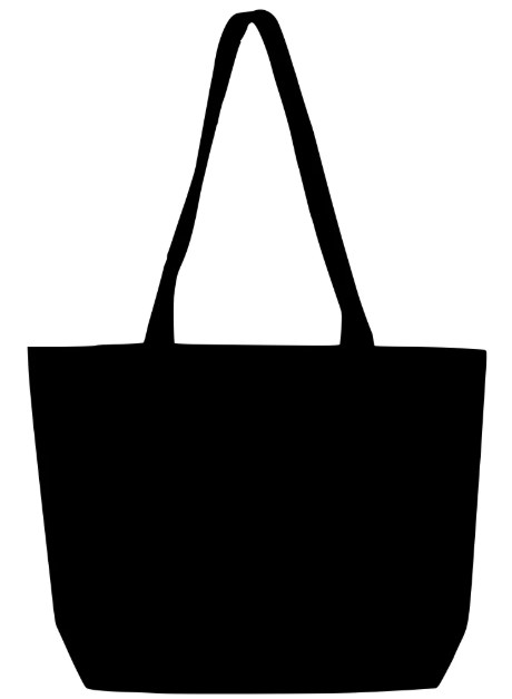 Black Heavy-weight Canvas Market Bag