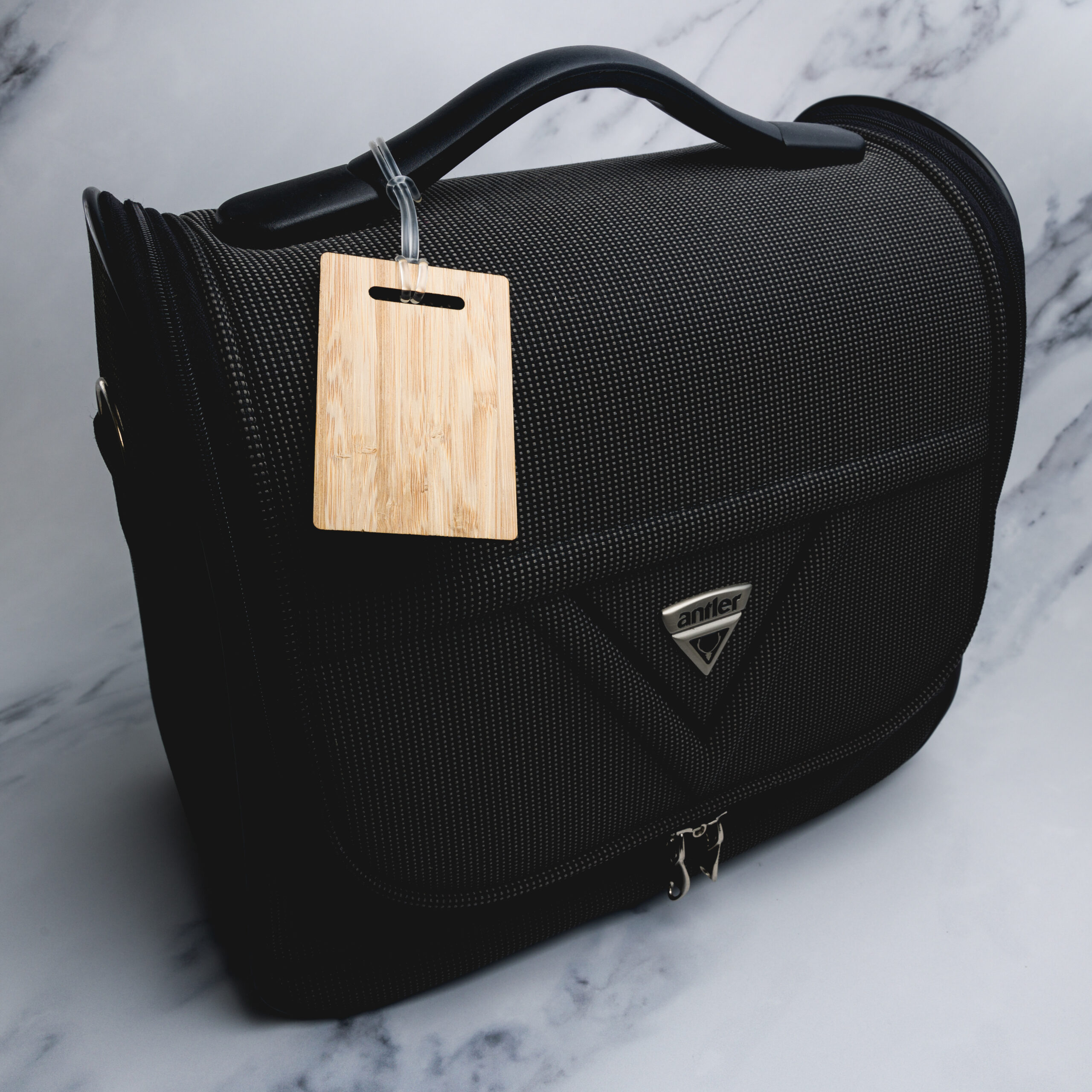 Transit Bamboo Luggage Tag