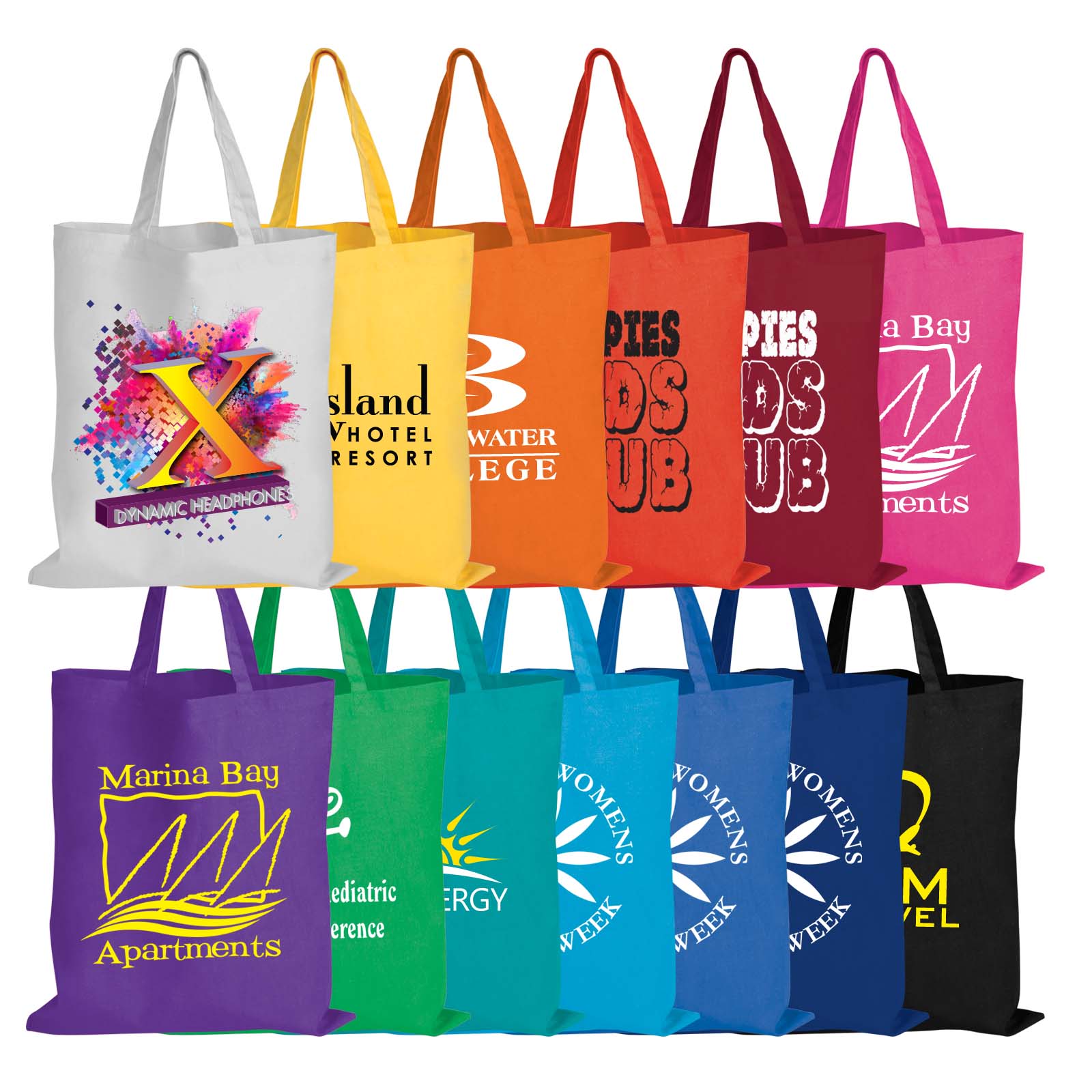 LL509_Yellow-1-1 Ohio Cotton Tote Bag