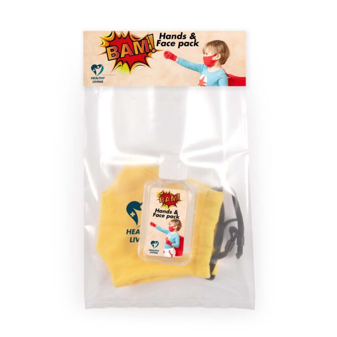 Children’s Mask and Hand Sanitiser Pack