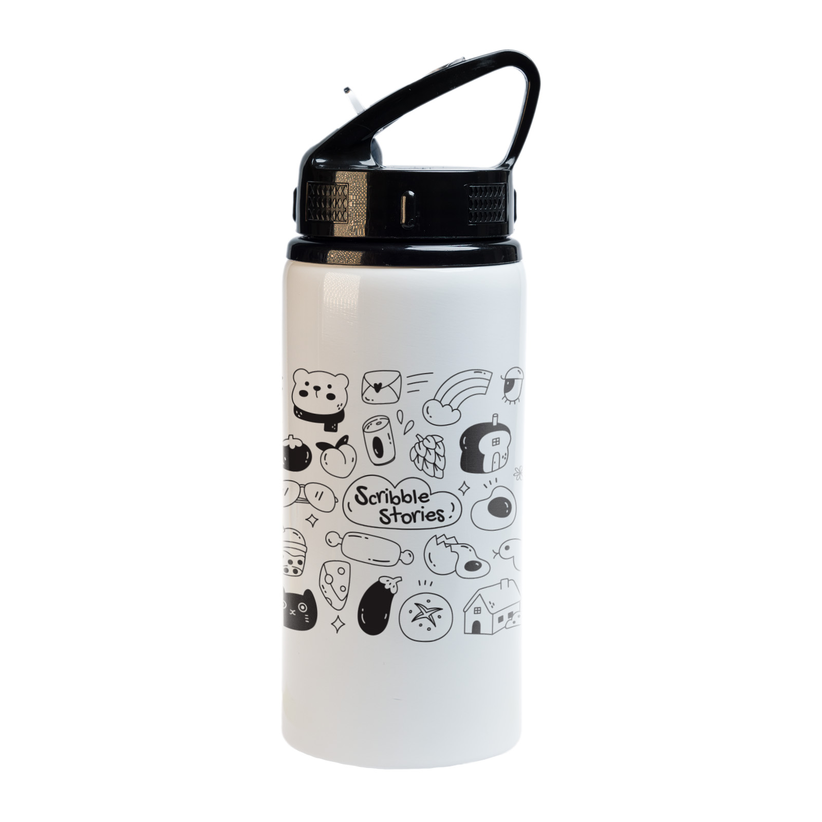 Amore 500ml Junior Bottle – Flip Straw Lid