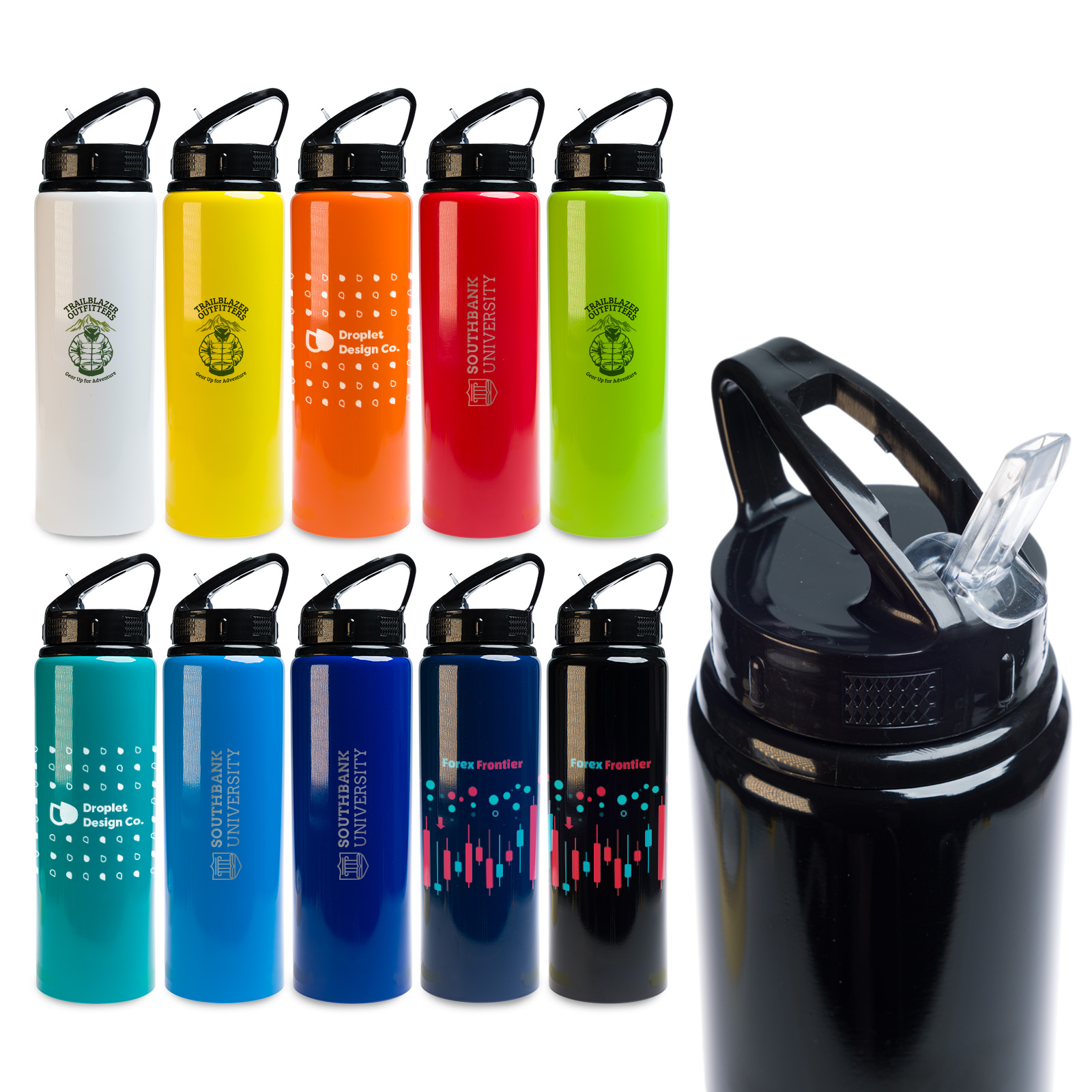 Amore 750ml Bottle – Flip Straw Lid