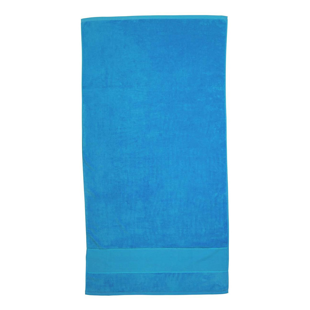 M100_aqua.jpg Terry Velour Towel