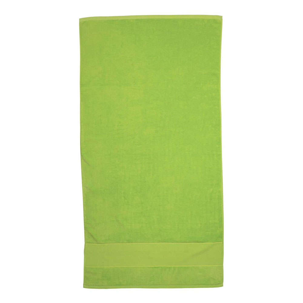 M100_lime.jpg Terry Velour Towel