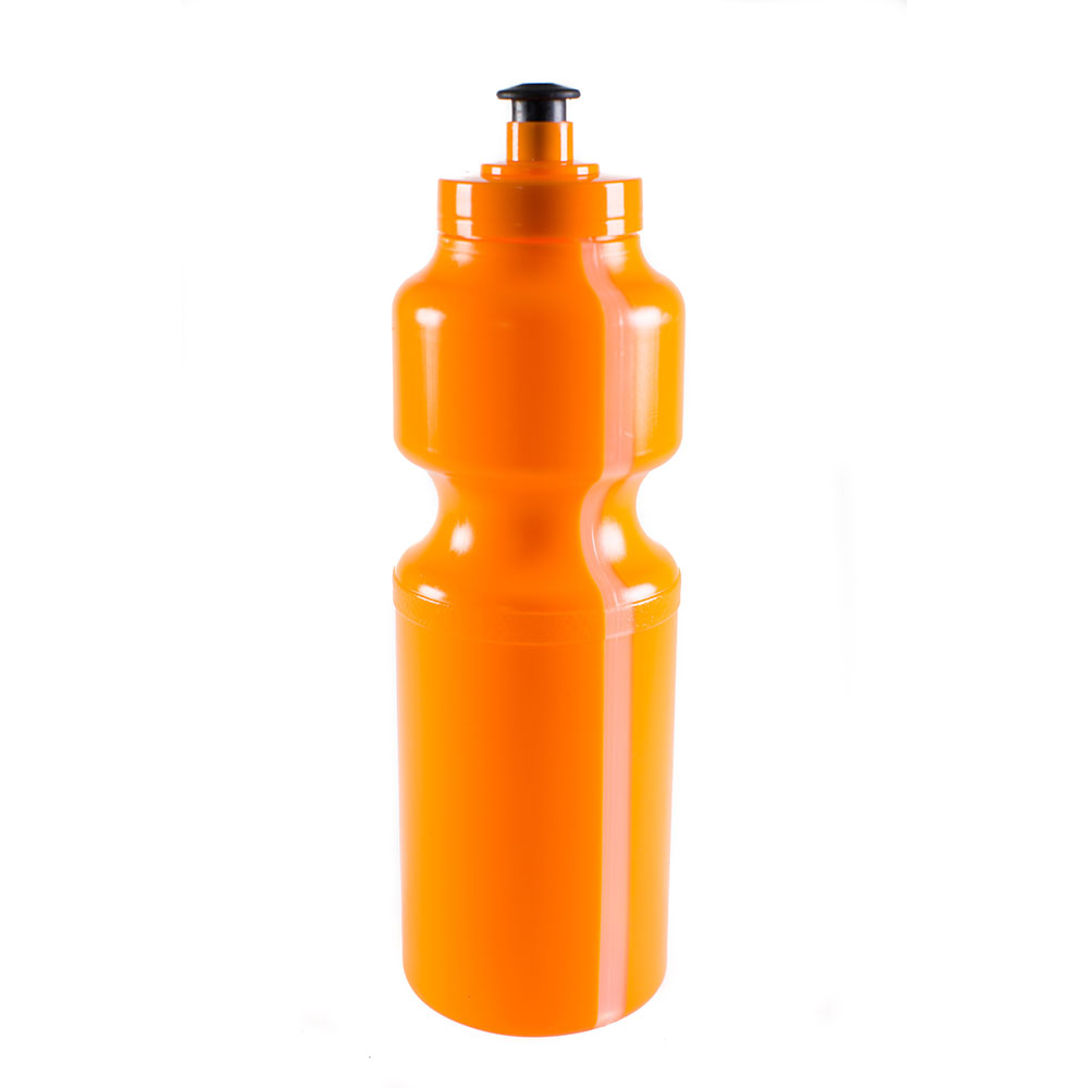 MN750VS_orange.jpg Plastic 750ml Drink Bottle with Viewstrip