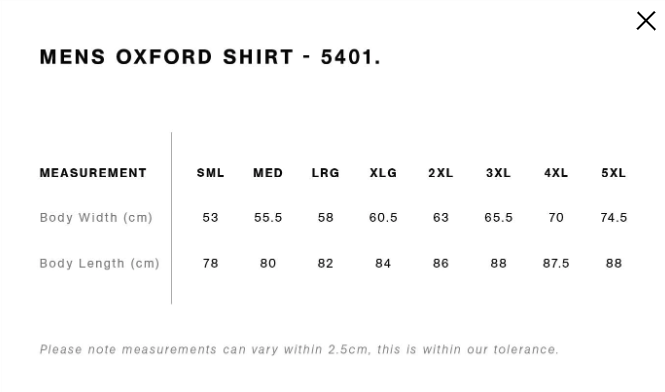 MOxford Mens Shirt