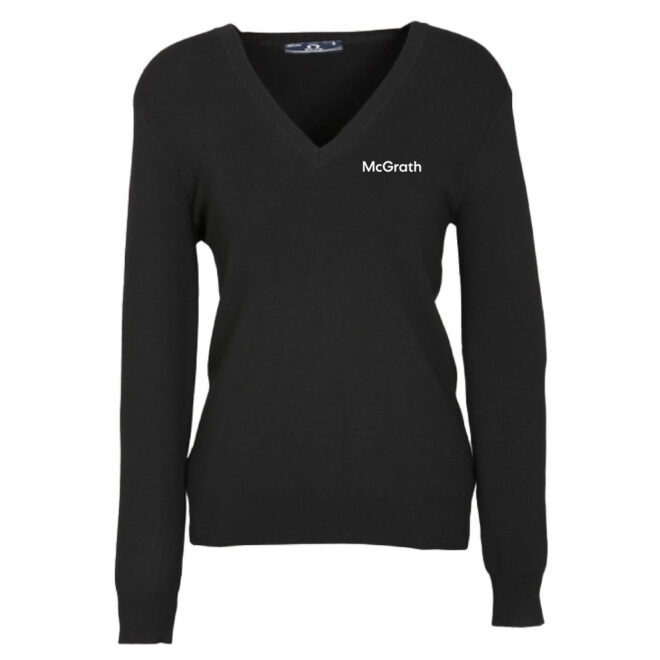 Ladies V-Neck Pullover