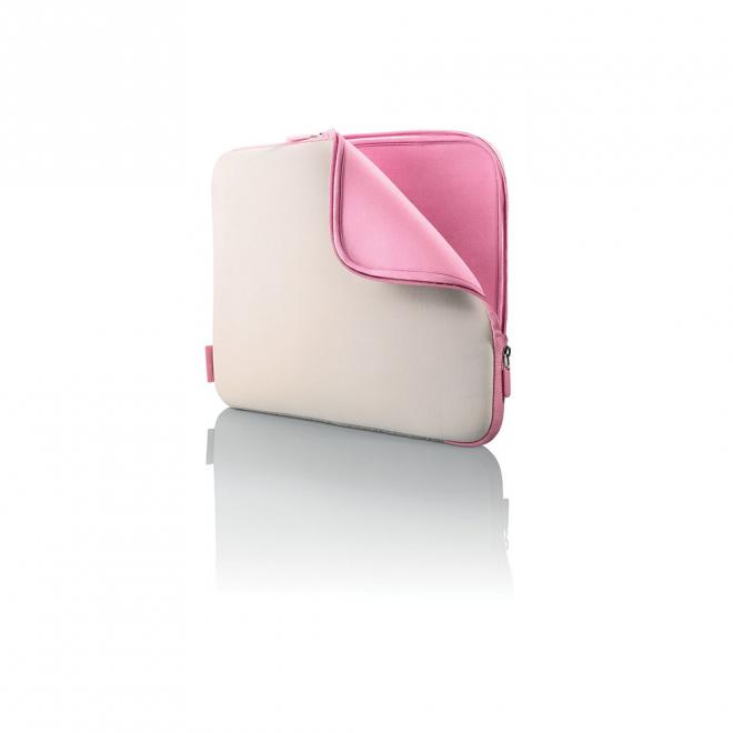 Neoprene Laptop Sleeve With Zipper, Dual Colour Inner And Outer