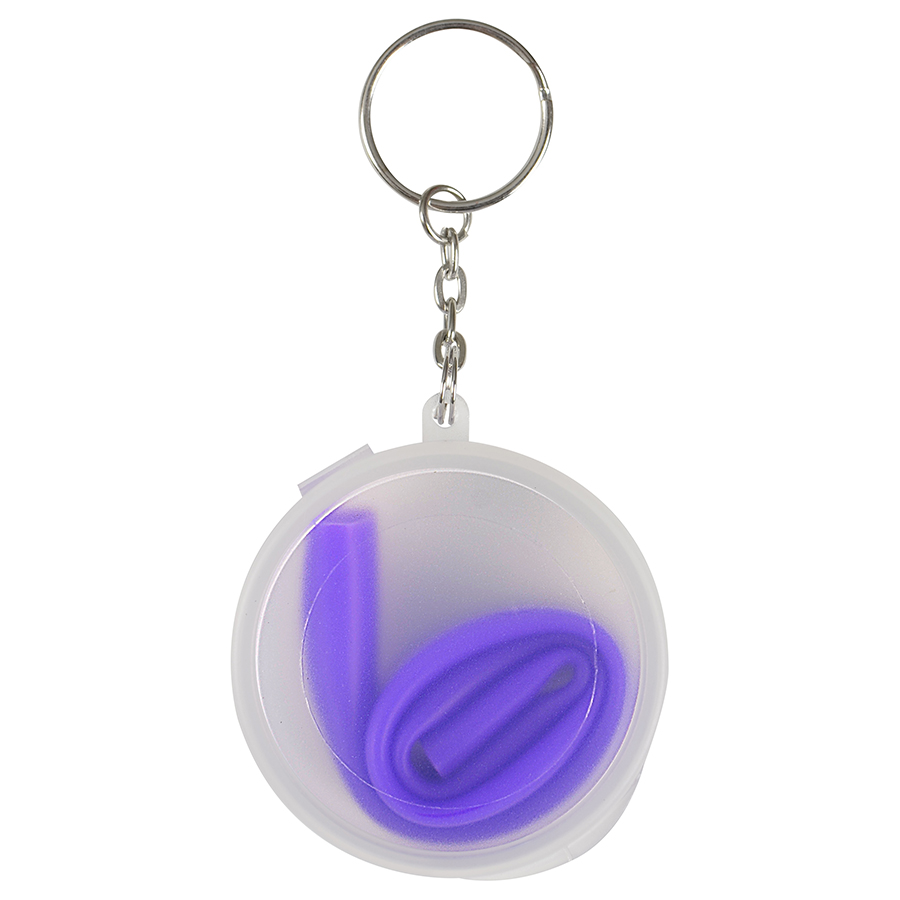 NP152.Purple Reusable Silicone Straw