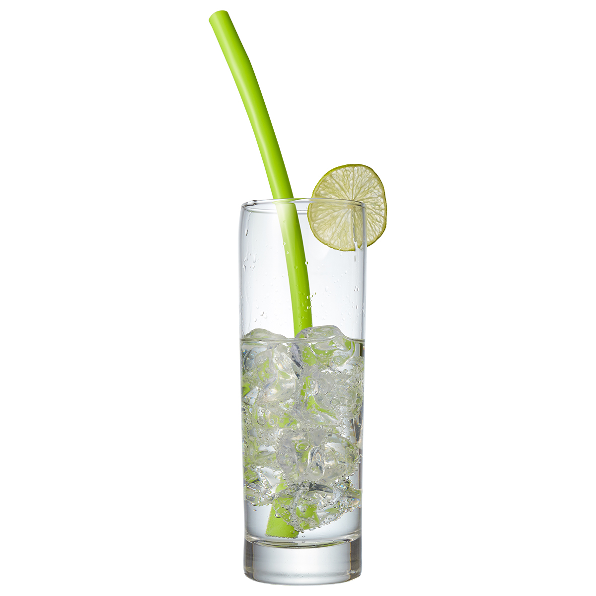 NP152_Lime.Glass_.jpg Reusable Silicone Straw