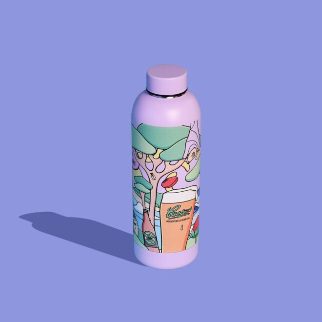 3D Textured Drink Bottle