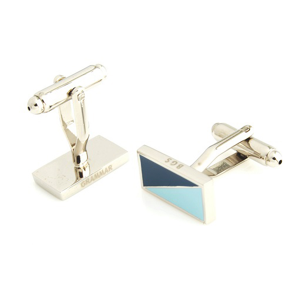 OFFESC_sample6 Custom Made Enamel Stripe Cufflinks