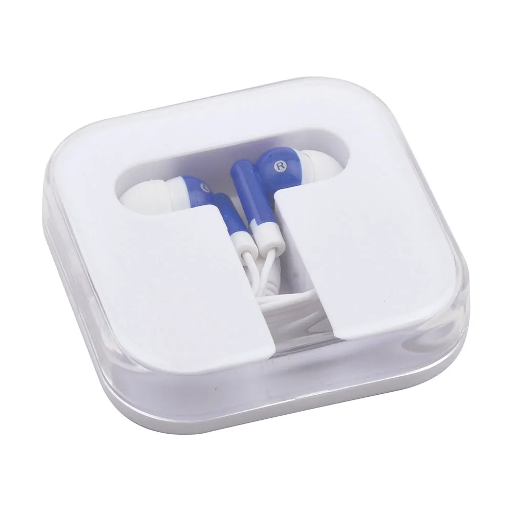 Earbuds in Square Case