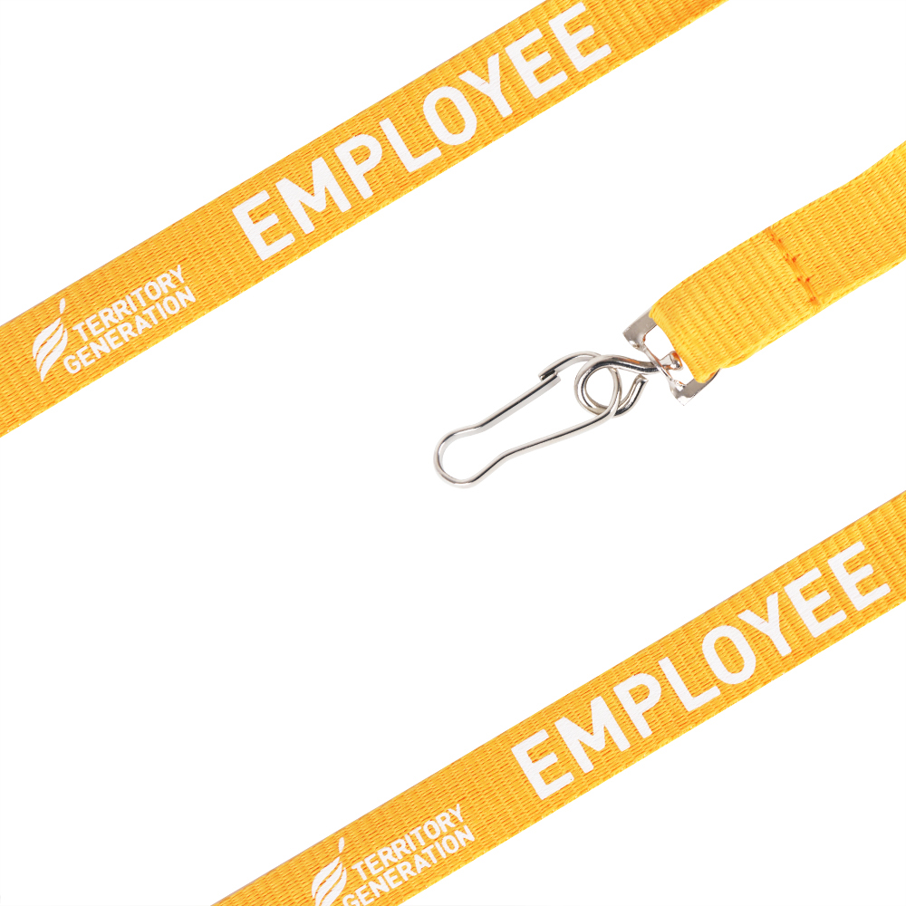 PCL04_yellow Poly Hold Lanyard