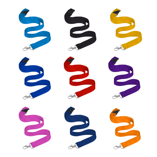 Nylon Lanyard 25mm Wide With Swivel Clip