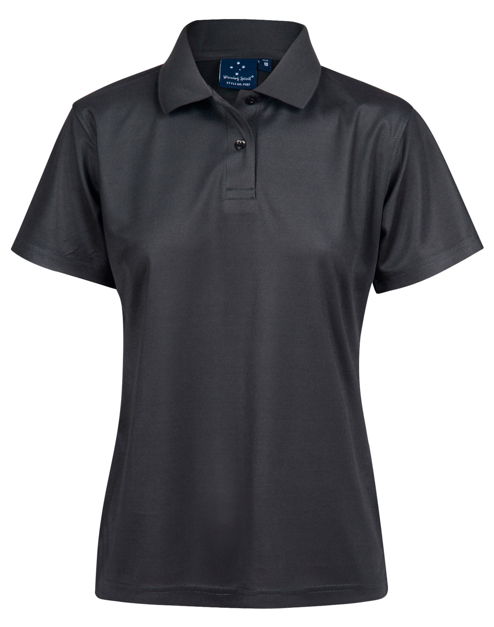PS82_Charcoal_l Verve Polo Ladies’