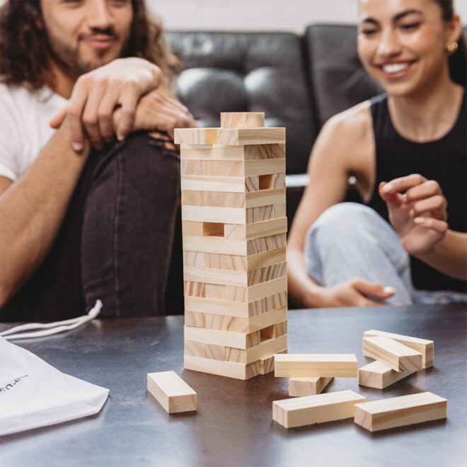 Stacking Puzzle Set with Pouch