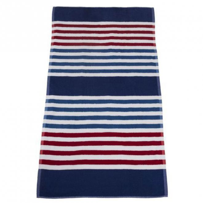 Seaside Stripe beach towel