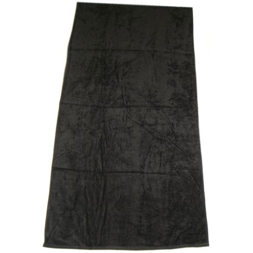 SG113_black Signature Beach towel