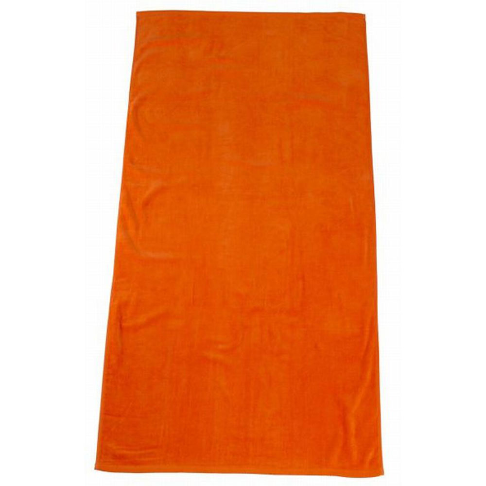 SG113_orange Signature Beach towel