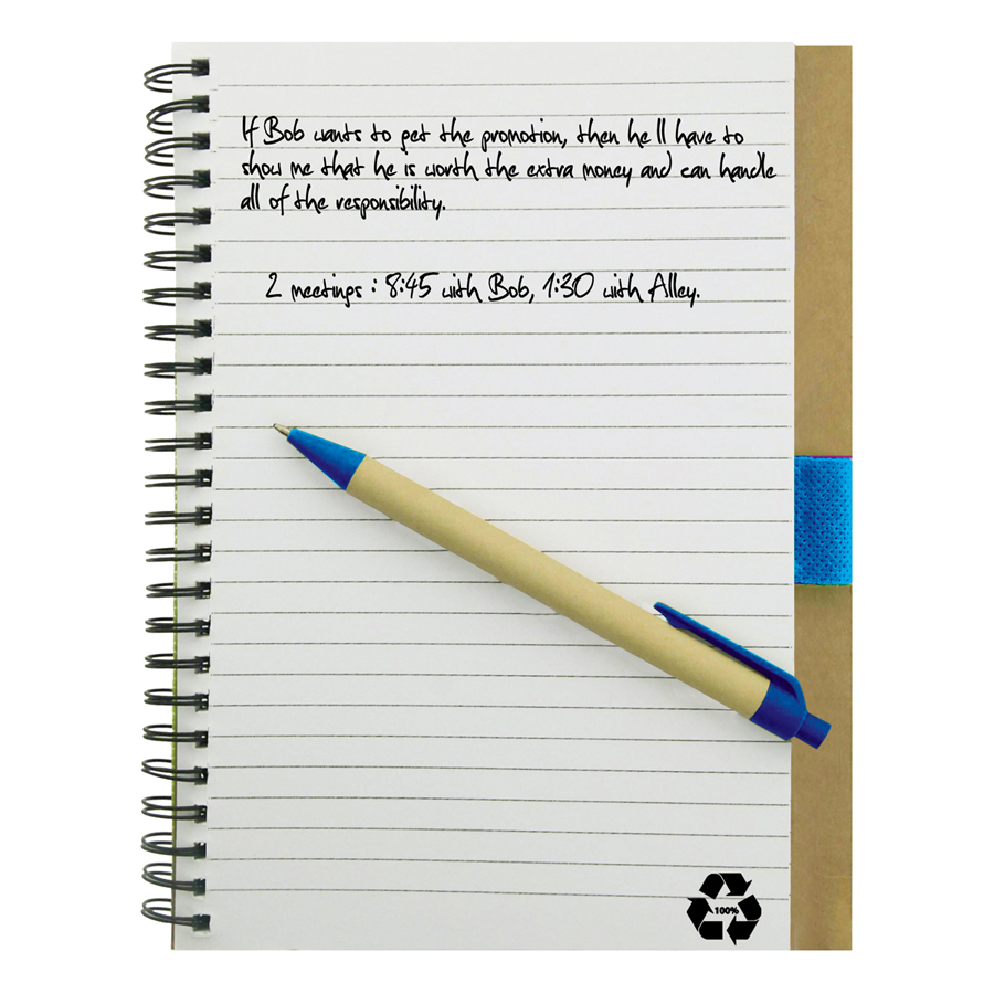 Recycled 70 Page Paper Notebook