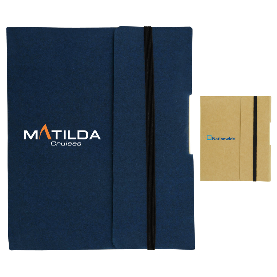 Small Recycled Tuck Journal Book