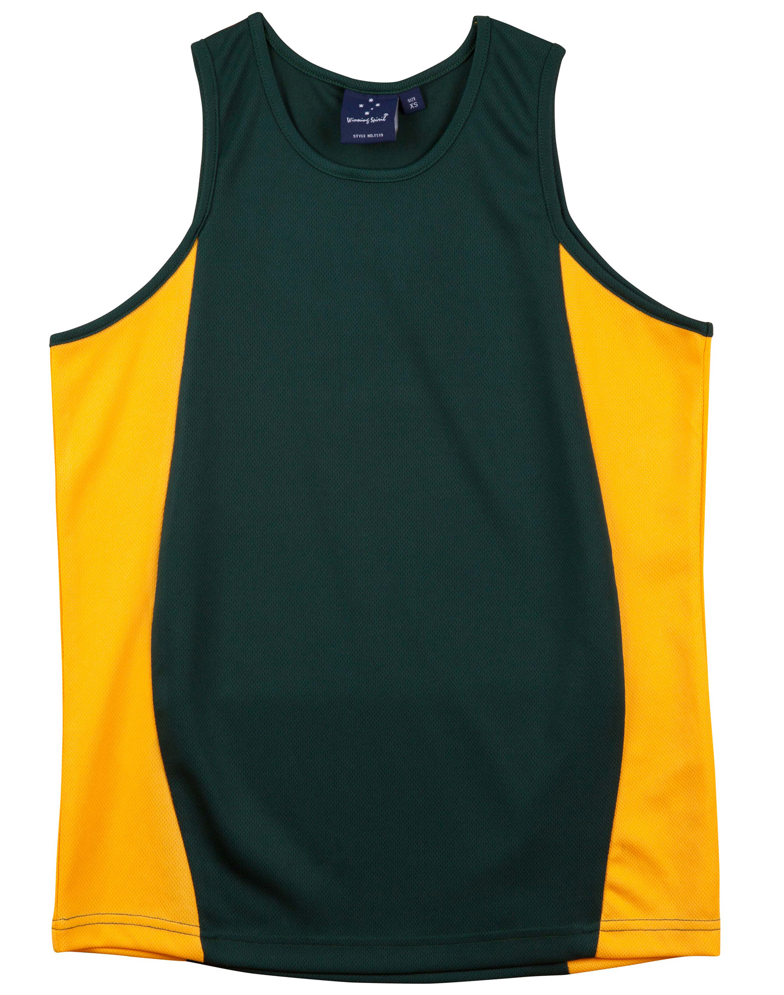 TS19_Bottle.Gold_l Teammate TrueDry Singlet Men’s