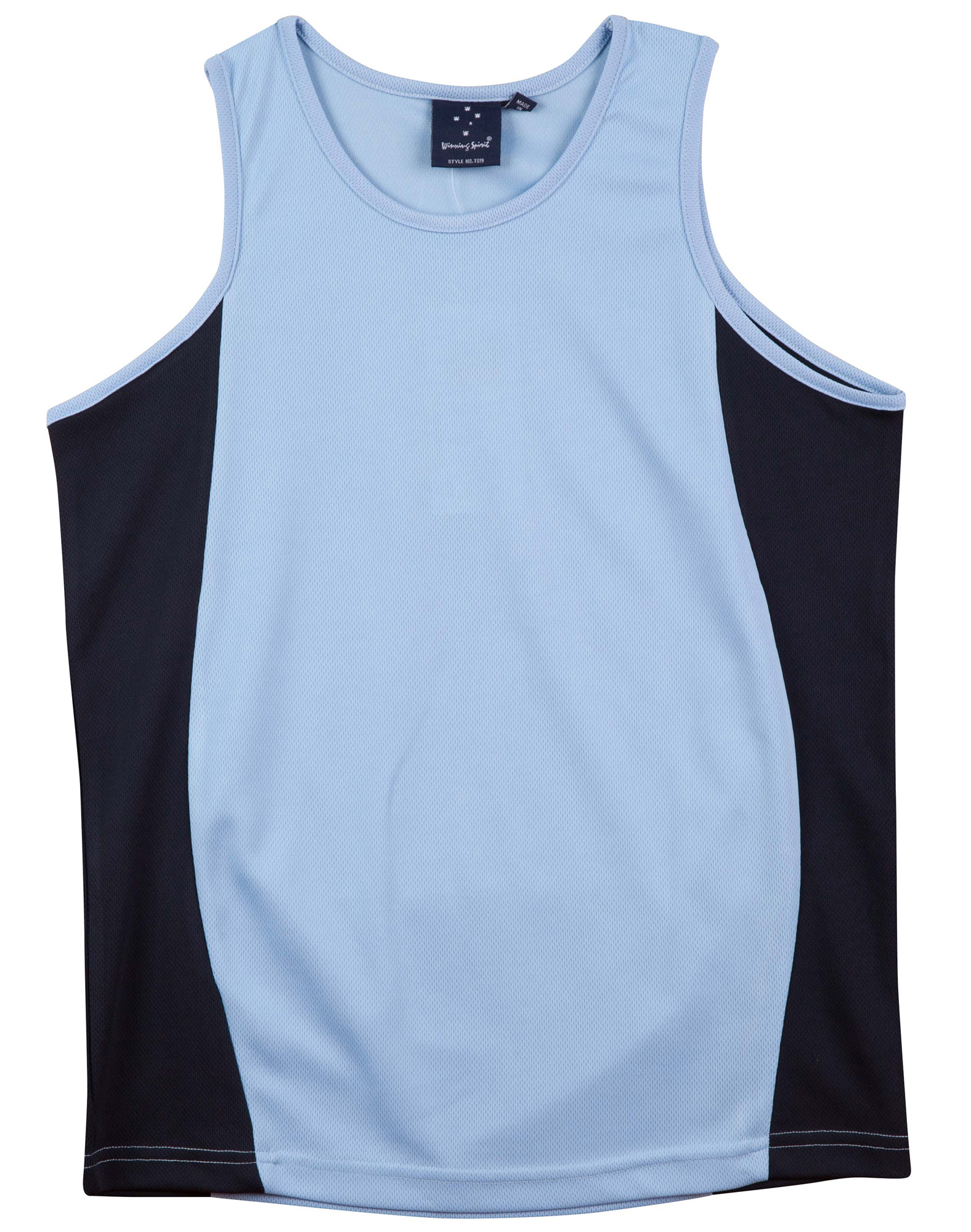 TS19_Skyblue.Navy_l Teammate TrueDry Singlet Men’s