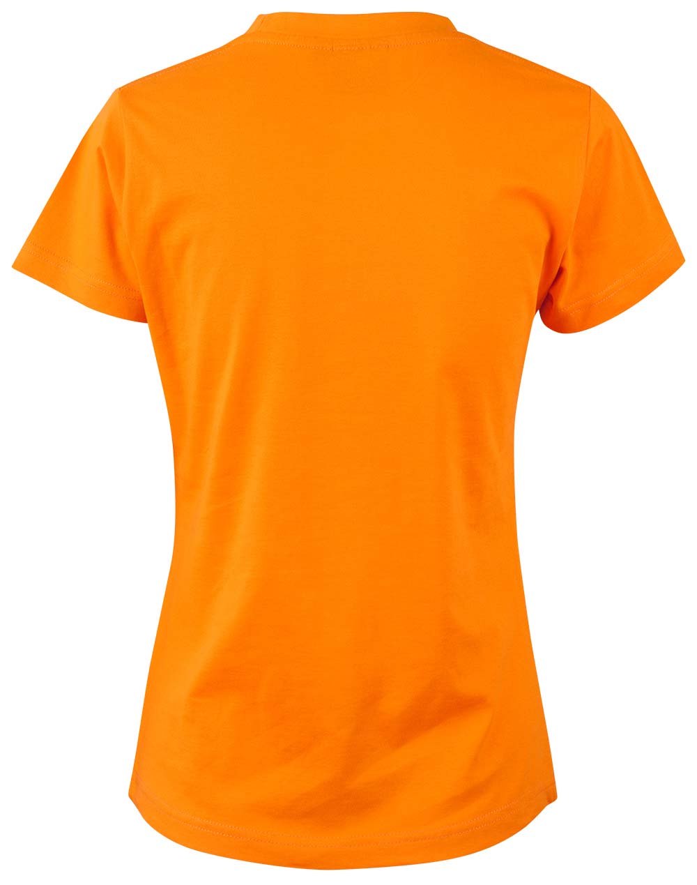 TS38_FluOrg_Back_l Savvy Tee Ladies